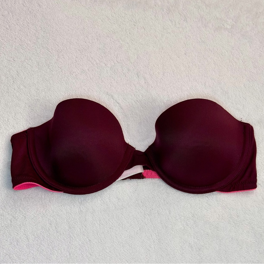 Victoria's Secret PINK Wear Everywhere Strapless Push-Up Bra - Size 32B